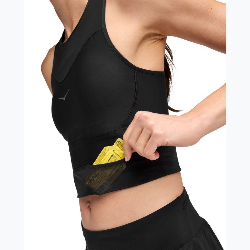 Reggiseno da allenamento HOKA Race Day nero/nero 4