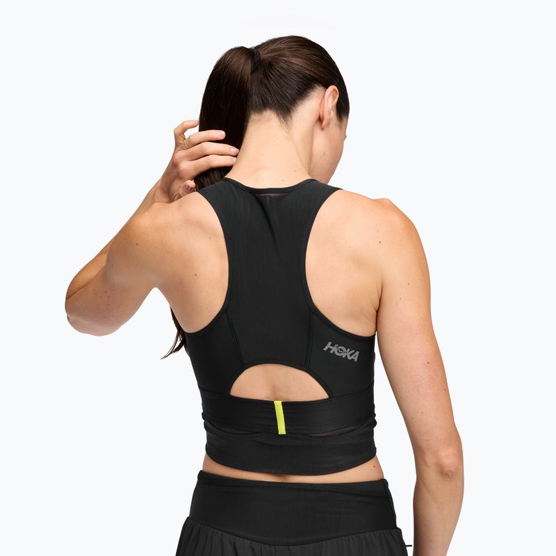 Reggiseno da allenamento HOKA Race Day nero/nero 5