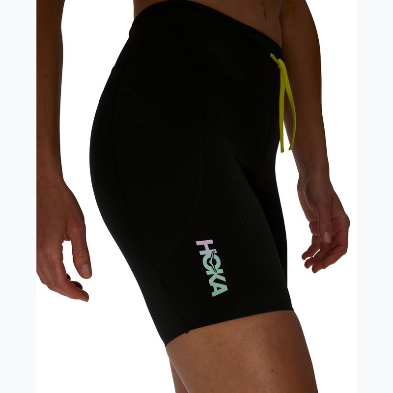 Leggings da corsa donna HOKA Skybreeze Half neri 5