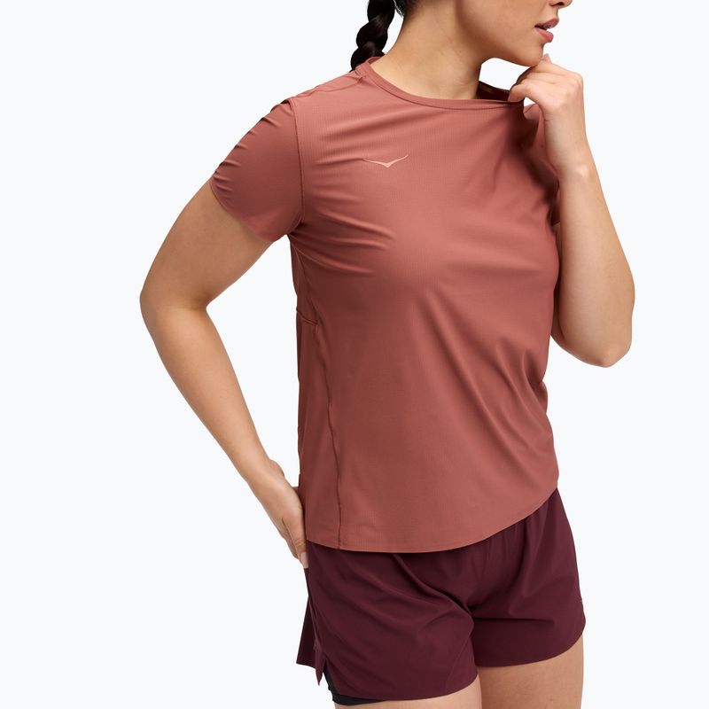 Maglietta da running da donna HOKA Airolite 2.0 red 4