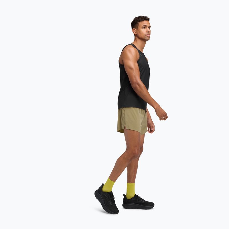 Pantaloncini da running da uomo HOKA Glide 5" wild mushroom 2