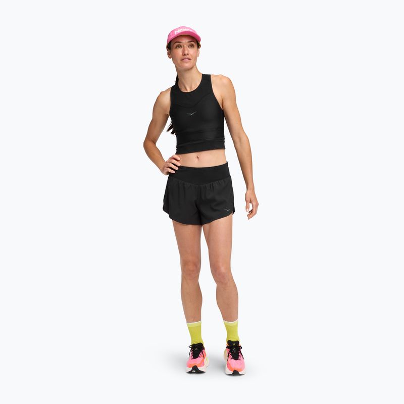 Pantaloncini da running da donna HOKA Glide 4" black 2