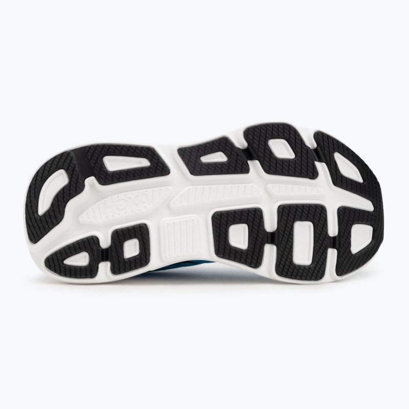 Scarpe da corsa da donna HOKA Bondi 9 blu cielo/fucsia neon 4