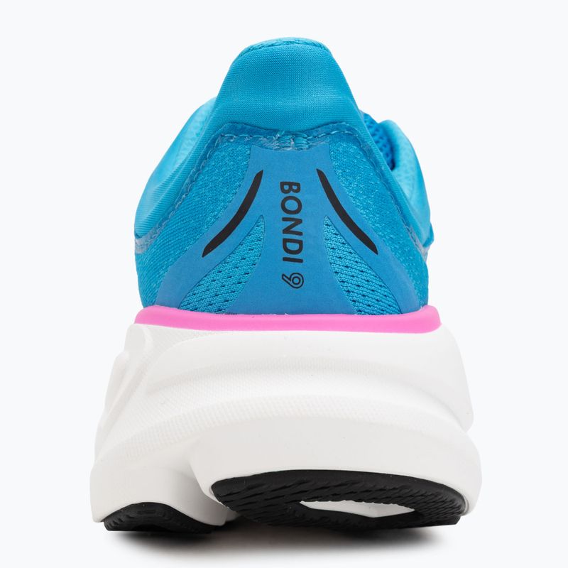 Scarpe da corsa da donna HOKA Bondi 9 blu cielo/fucsia neon 6