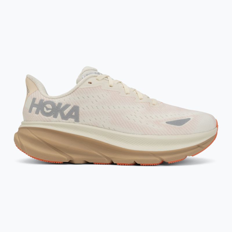 Scarpe da corsa da donna HOKA Clifton 9 GTX eggshell/khaki 2