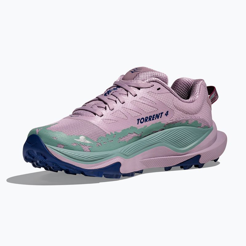 Scarpe da corsa da donna HOKA Torrent 4 fragrant lilac/tart cherry 2