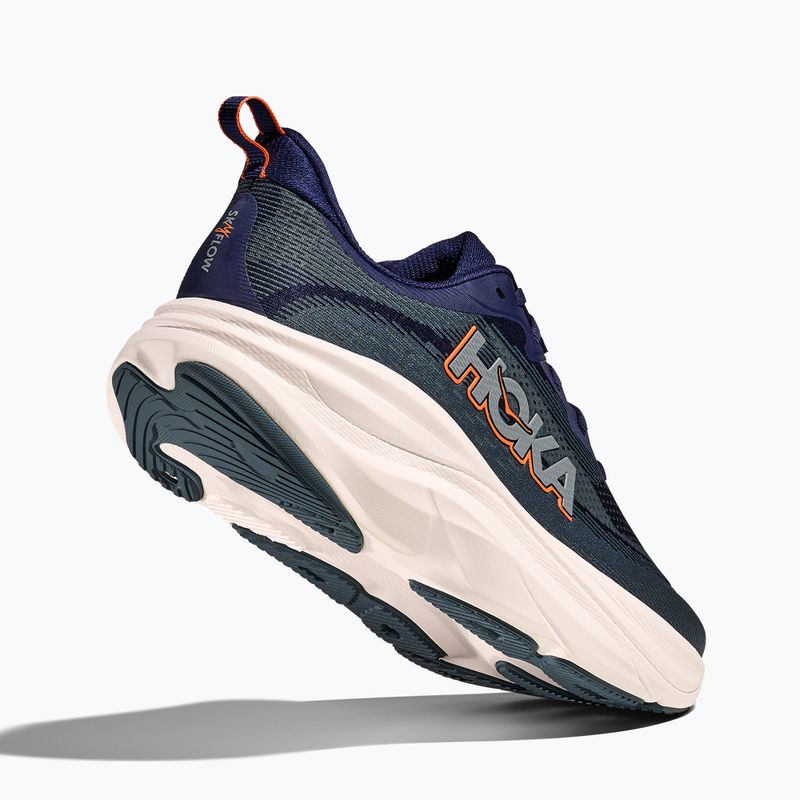 Scarpe da corsa da uomo HOKA Skyflow midnight blue/varsity navy 5