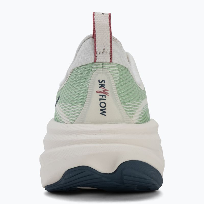 Scarpe da corsa da donna HOKA Skyflow alabaster/vintage green 6