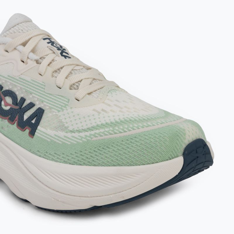 Scarpe da corsa da donna HOKA Skyflow alabaster/vintage green 7