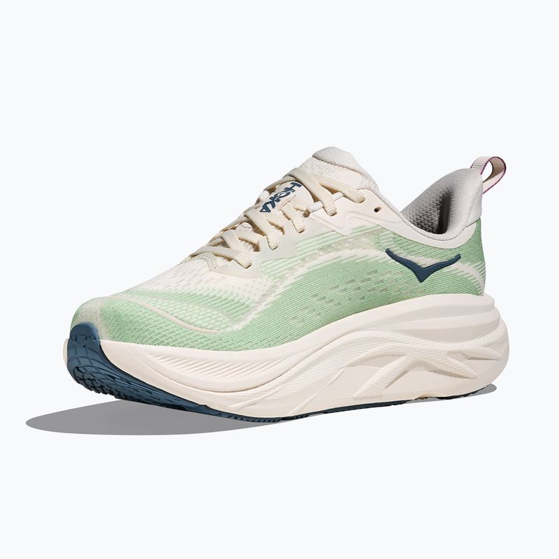 Scarpe da corsa da donna HOKA Skyflow alabaster/vintage green 2