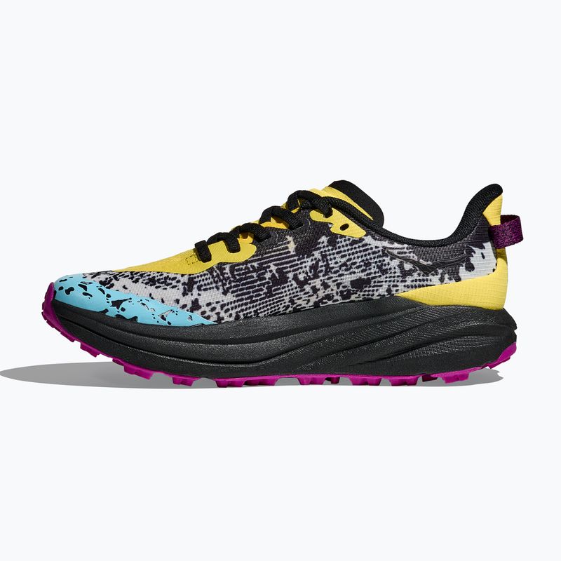 Scarpe da corsa per bambini HOKA Speedgoat 6 electric lemon/black 3