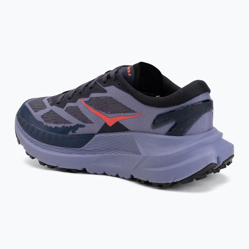 Scarpe da corsa da donna HOKA Mafate X berry jam/squid ink 3