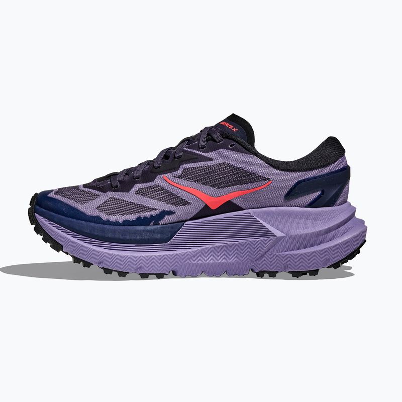 Scarpe da corsa da donna HOKA Mafate X berry jam/squid ink 11