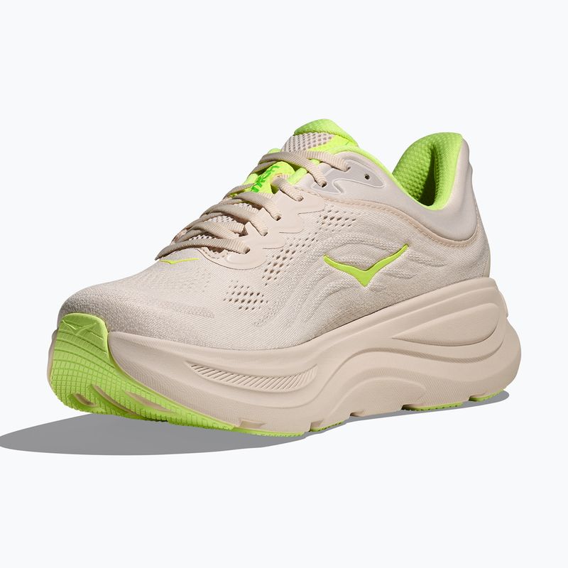 Scarpe da corsa da uomo HOKA Bondi 9 grout/neon yuzu 2