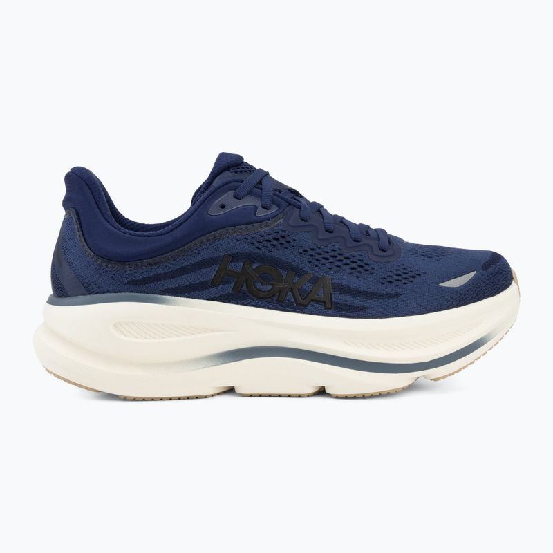Scarpe da corsa uomo HOKA Bondi 9 midnight blue/varsity navy 2