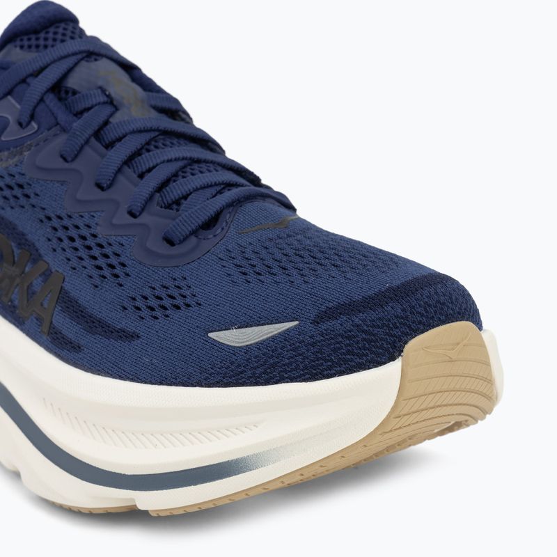 Scarpe da corsa uomo HOKA Bondi 9 midnight blue/varsity navy 7
