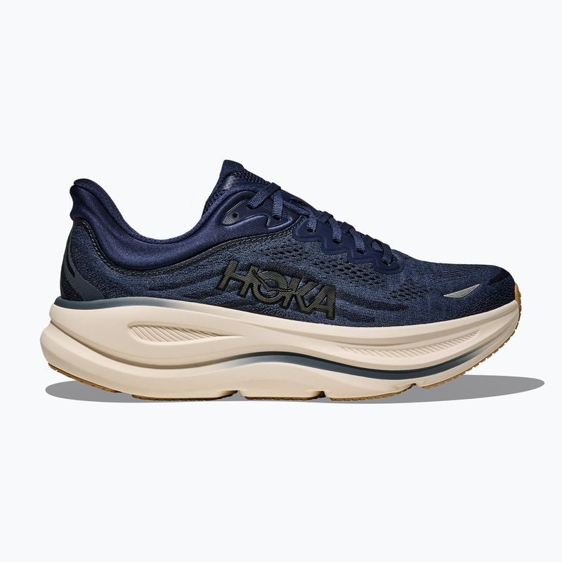 Scarpe da corsa uomo HOKA Bondi 9 midnight blue/varsity navy 3