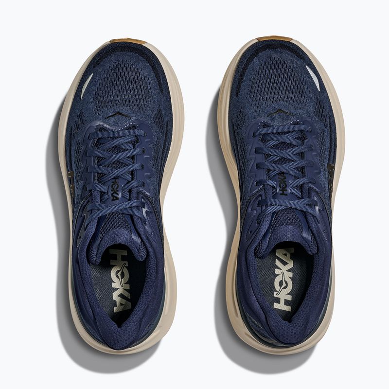 Scarpe da corsa uomo HOKA Bondi 9 midnight blue/varsity navy 7