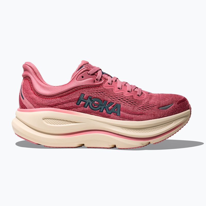 Scarpe da corsa donna HOKA Bondi 9 lingonberry/cranberry 3