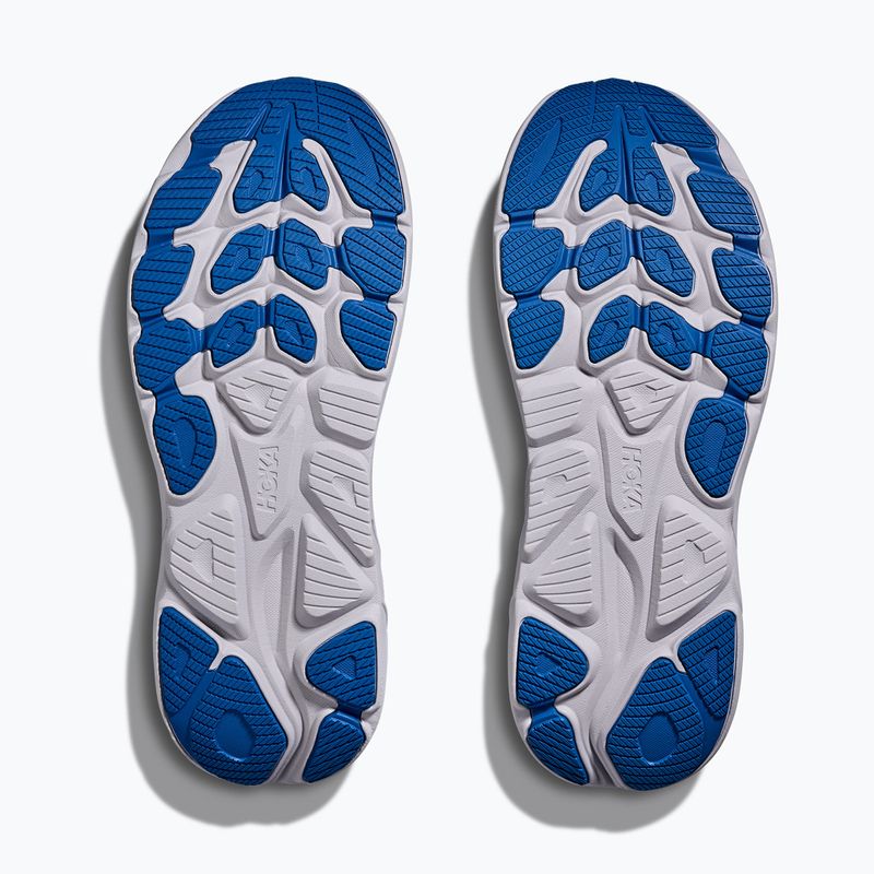 Scarpe da corsa da uomo HOKA Clifton 10 ash grey/neon green 8