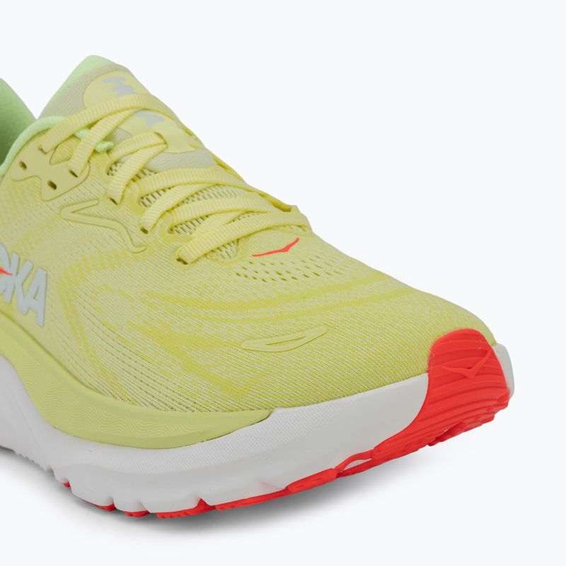 Scarpe da corsa da donna HOKA Arahi 8 sunlight/neon yuzu 7