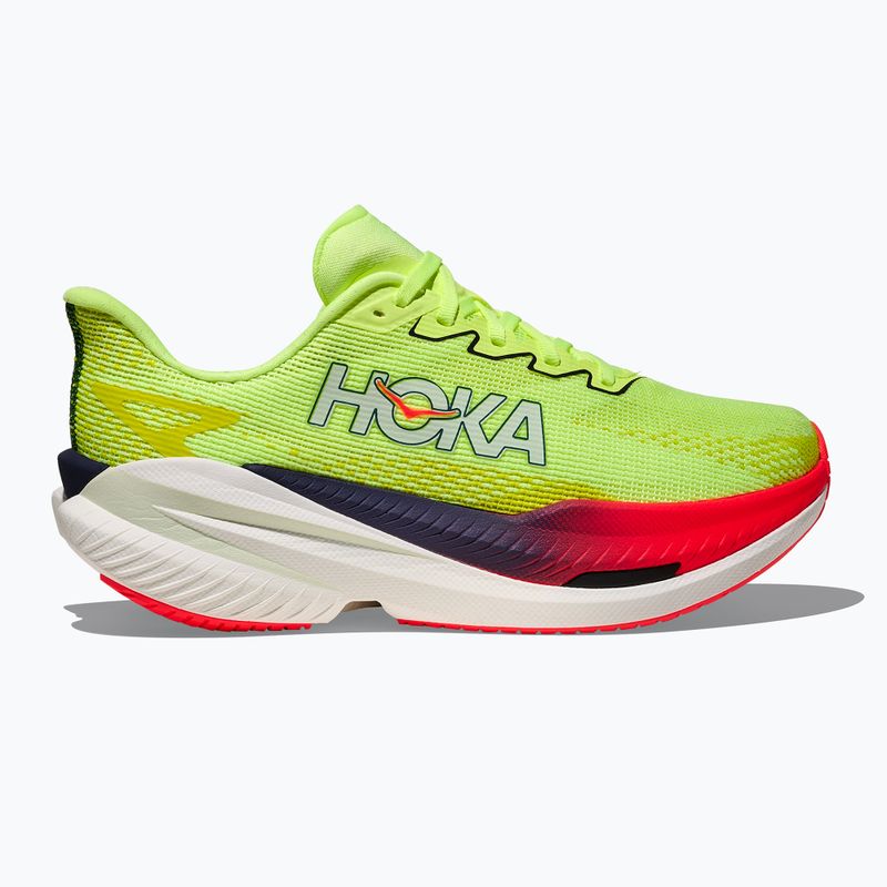 Scarpe da corsa donna Hoka Mach X 3 Nneon yuzu/squid ink 3