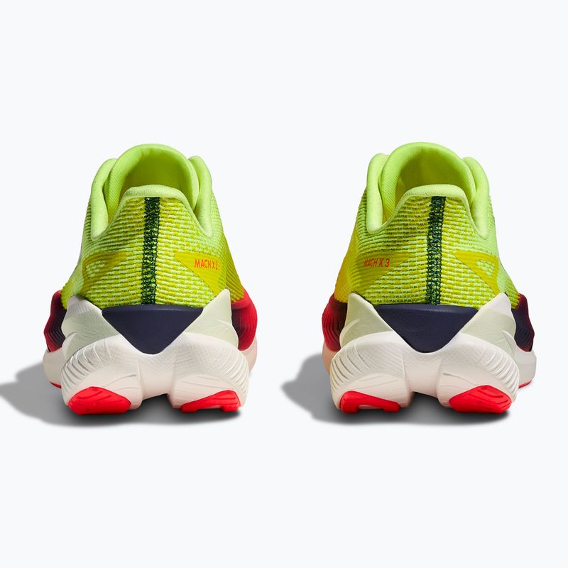 Scarpe da corsa donna Hoka Mach X 3 Nneon yuzu/squid ink 6