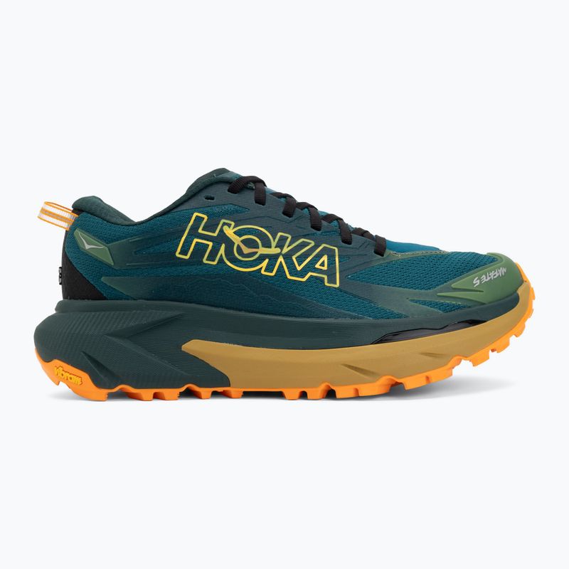 Scarpe da corsa da uomo HOKA Mafate 5 tidal wave/mustard seed 2