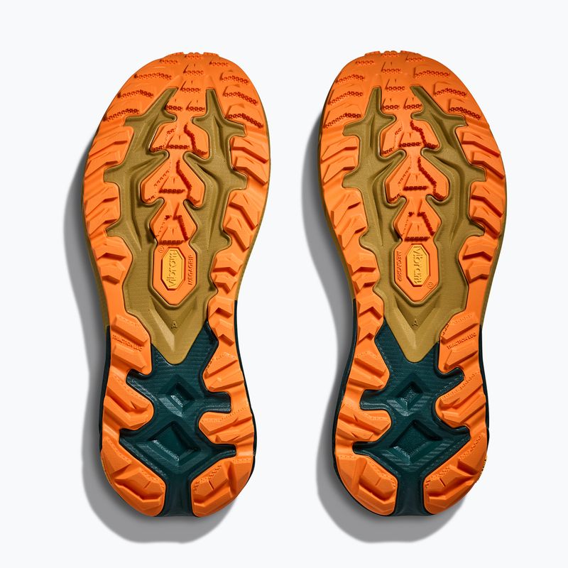Scarpe da corsa da uomo HOKA Mafate 5 tidal wave/mustard seed 8