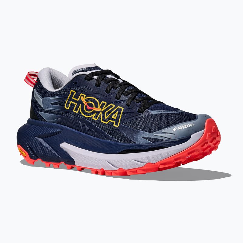 Scarpe da corsa da donna HOKA Mafate 5 midnight blue/starlight glow