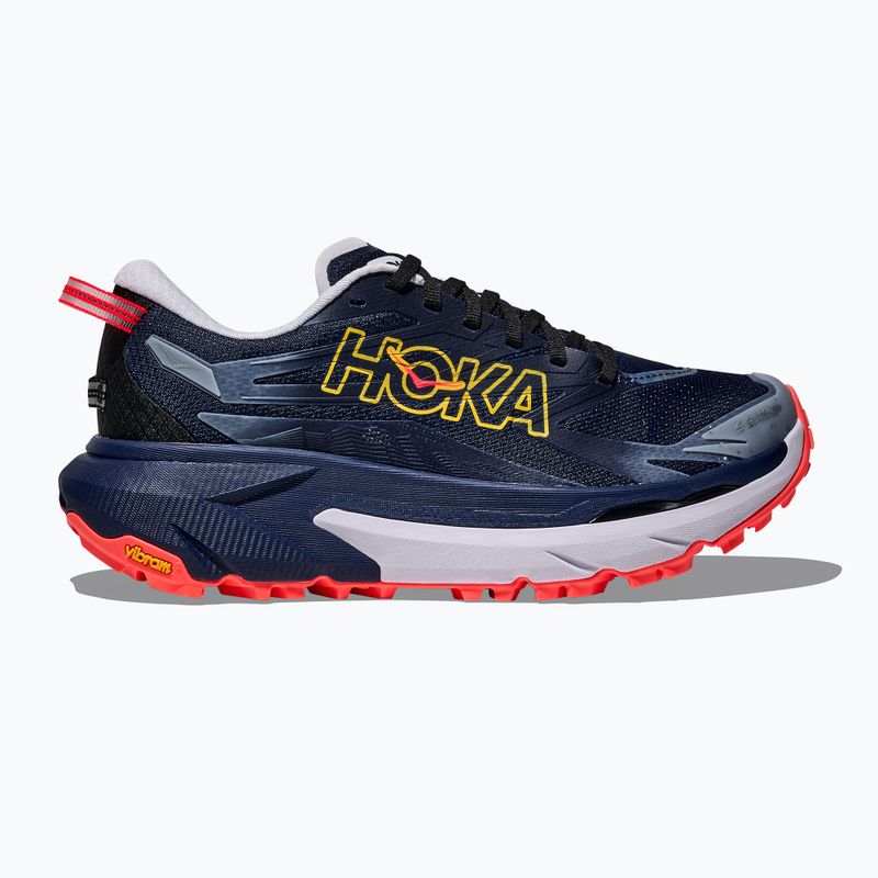 Scarpe da corsa da donna HOKA Mafate 5 midnight blue/starlight glow 3