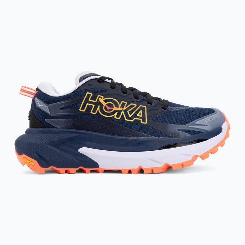 Scarpe da corsa da donna HOKA Mafate 5 midnight blue/starlight glow 2