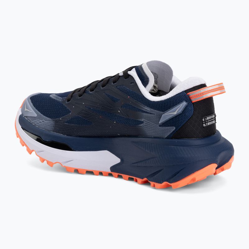 Scarpe da corsa da donna HOKA Mafate 5 midnight blue/starlight glow 3