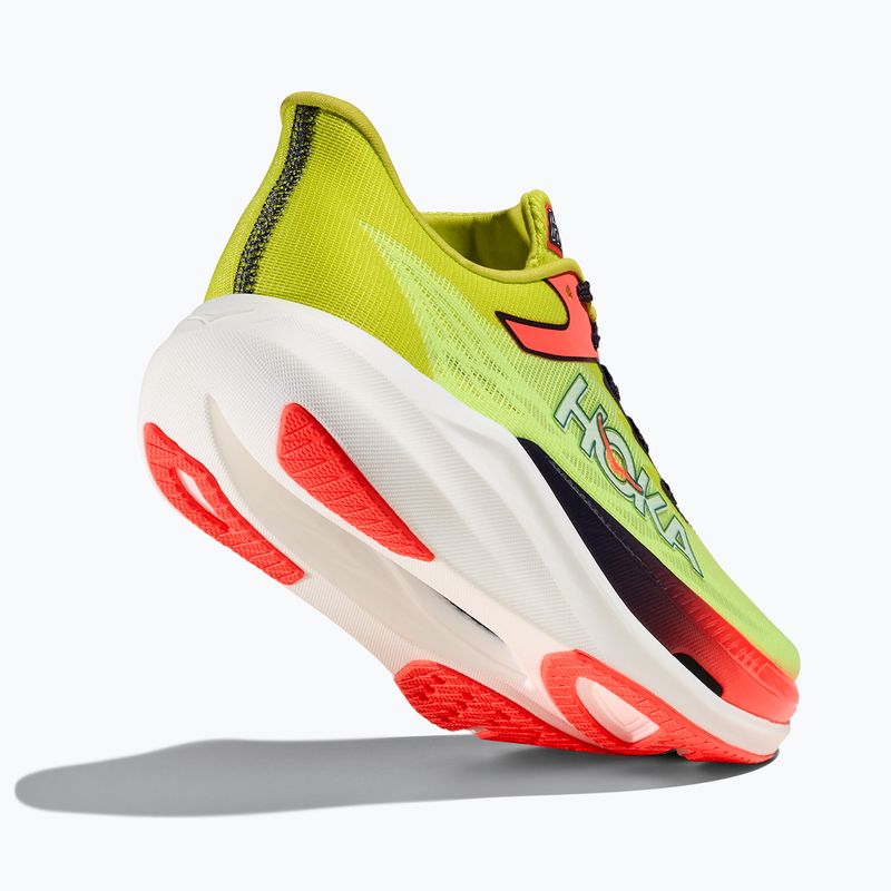 Scarpe da corsa HOKA Rocket X 3 neon yuzu/squid ink 5