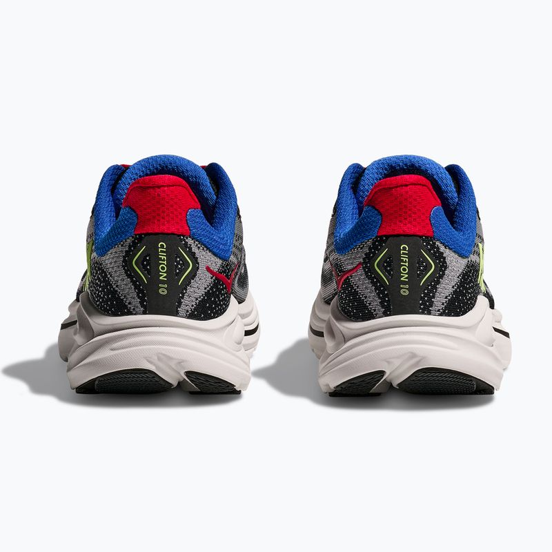 Scarpe da corsa per bambini HOKA Clifton 10 foggy grey/black 6