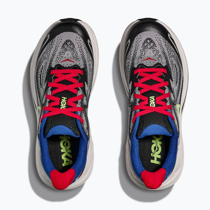 Scarpe da corsa per bambini HOKA Clifton 10 foggy grey/black 8