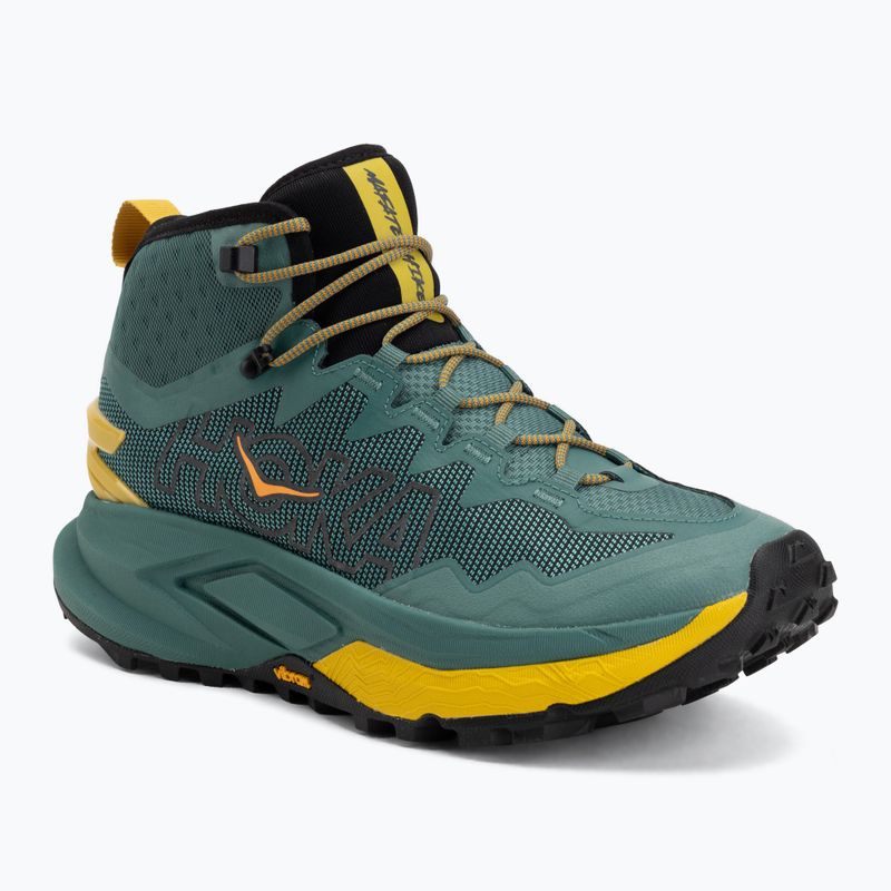 Scarpe da trekking da uomo HOKA Mafate Hike thyme/yellow gold