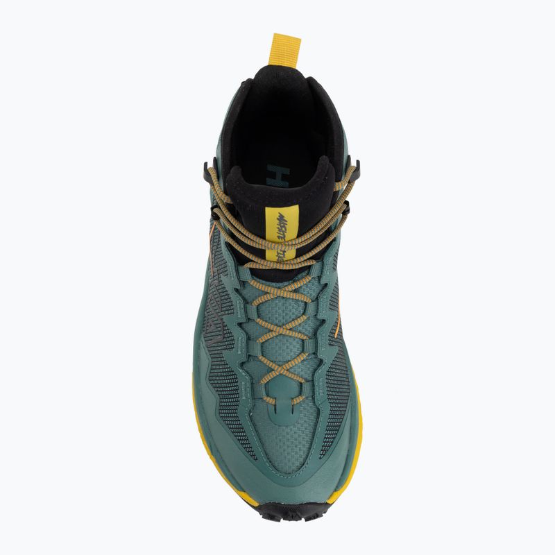 Scarpe da trekking da uomo HOKA Mafate Hike thyme/yellow gold 5