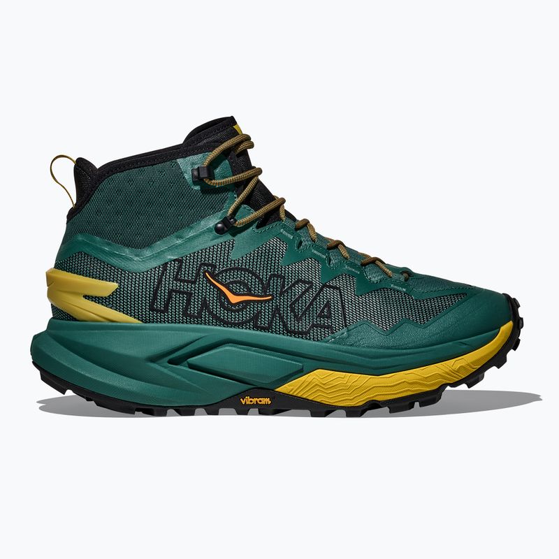 Scarpe da trekking da uomo HOKA Mafate Hike thyme/yellow gold 3