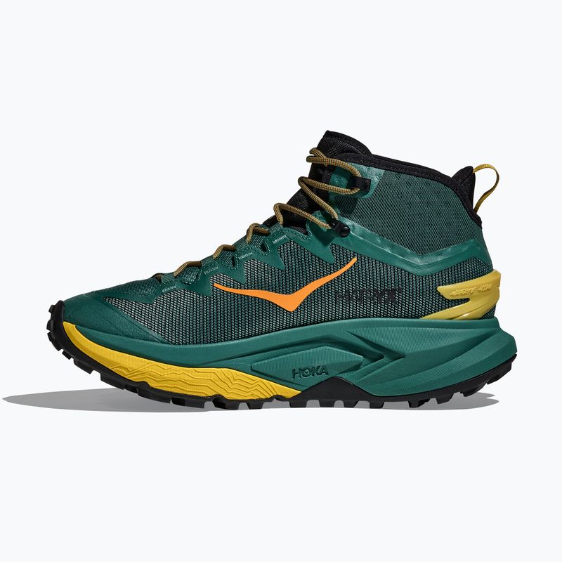 Scarpe da trekking da uomo HOKA Mafate Hike thyme/yellow gold 4