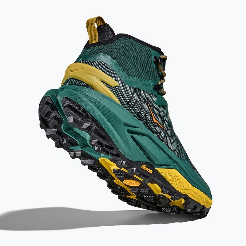 Scarpe da trekking da uomo HOKA Mafate Hike thyme/yellow gold 5