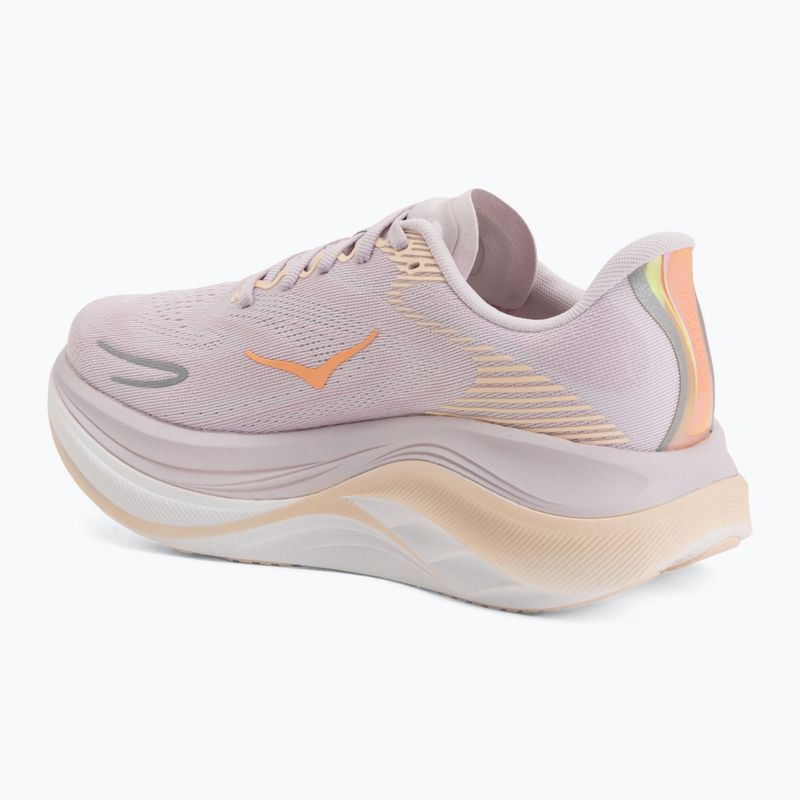 Scarpe da corsa da donna Hoka Skyward X 2 lilac cream/tangerine glow 3
