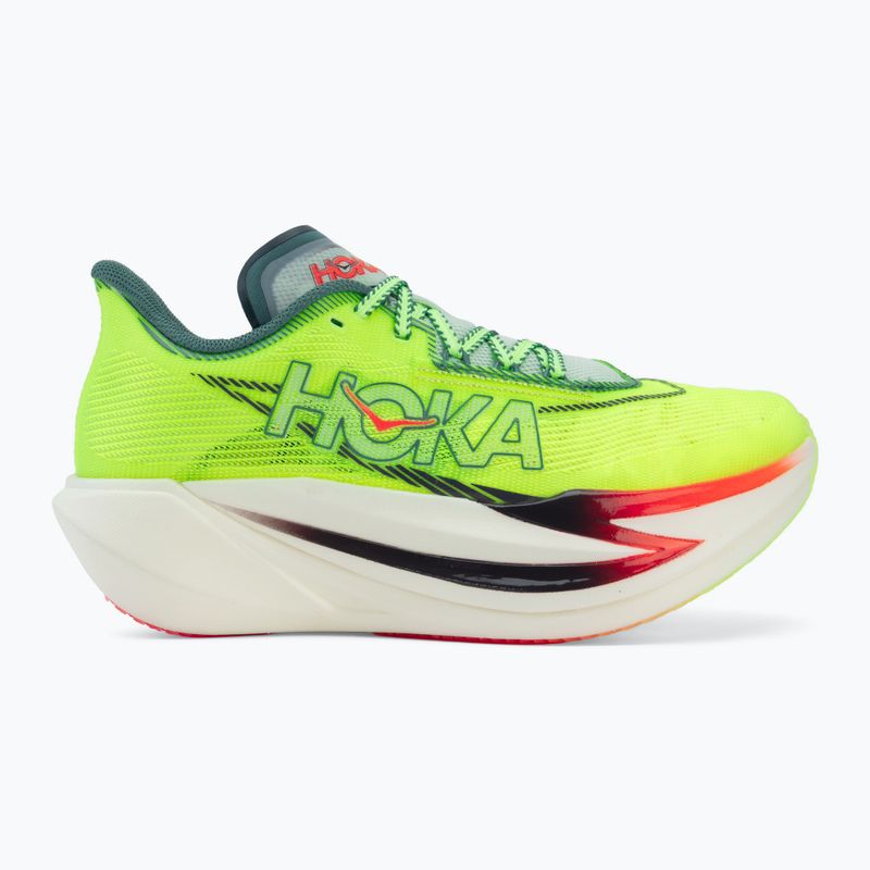 Scarpe da corsa HOKA Cielo X1 3.0 neon yuzu/thyme 2