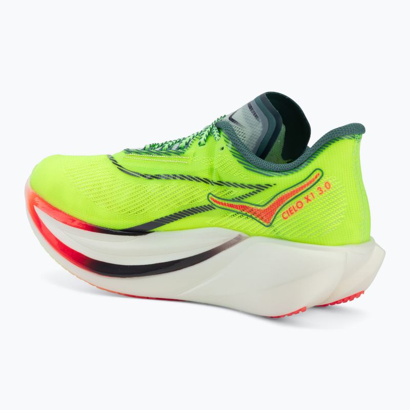 Scarpe da corsa HOKA Cielo X1 3.0 neon yuzu/thyme 3