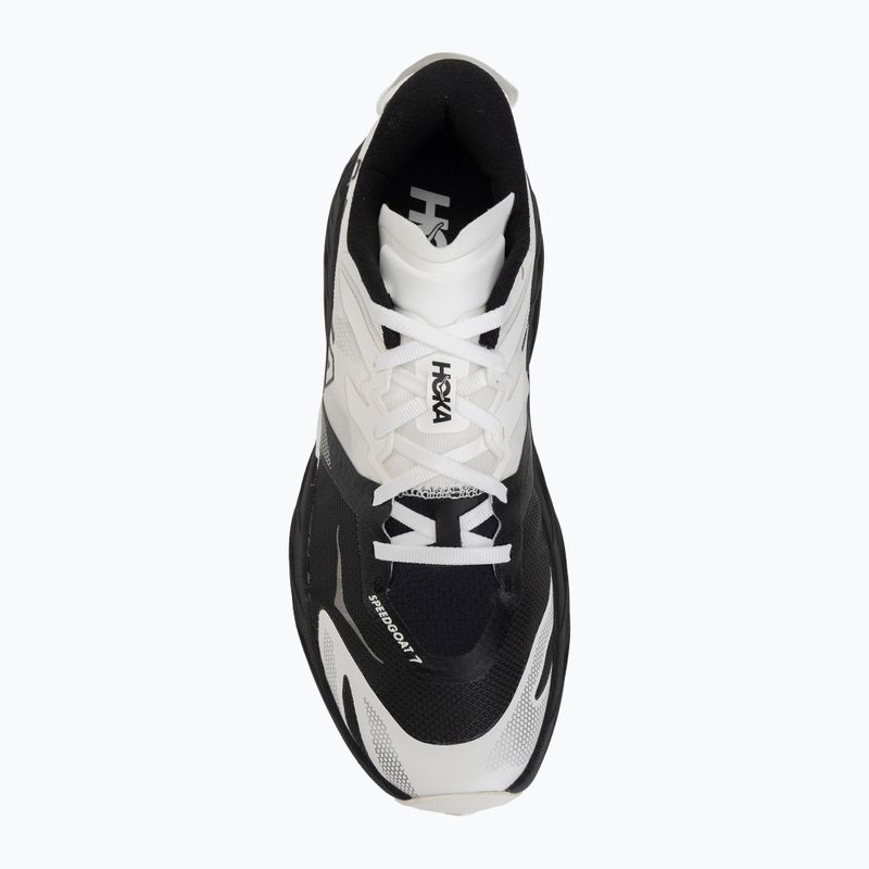 Scarpe da corsa da uomo HOKA Speedgoat 7 black/white 5