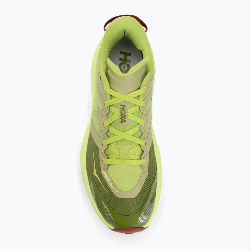 Scarpe da corsa da uomo HOKA Speedgoat 7 kiwi/neon tuzu 5