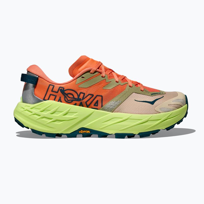 Scarpe da corsa donna HOKA Speedgoat 7 persimmon/neon yuzu 3