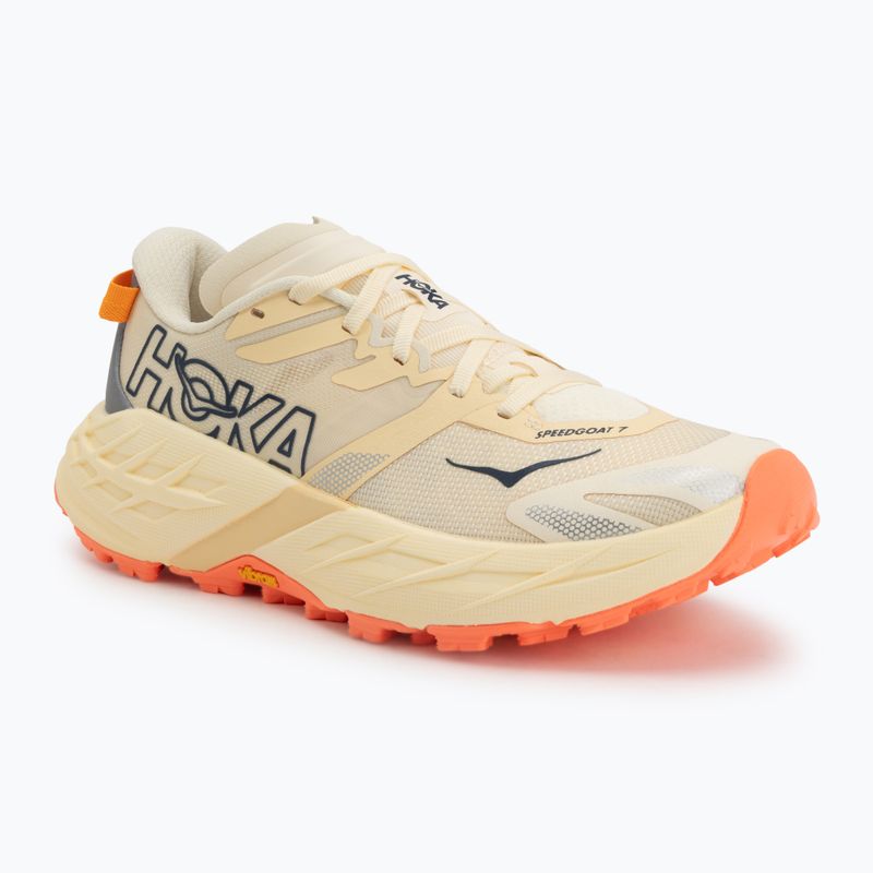 Scarpe da running da donna HOKA Speedgoat 7 vintage yellow/neon flame