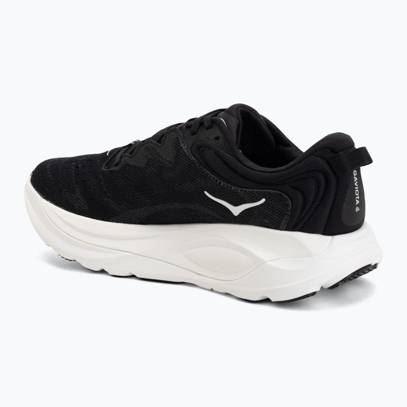 Scarpe da corsa maschili Hoka Gaviota 6 black/white 3