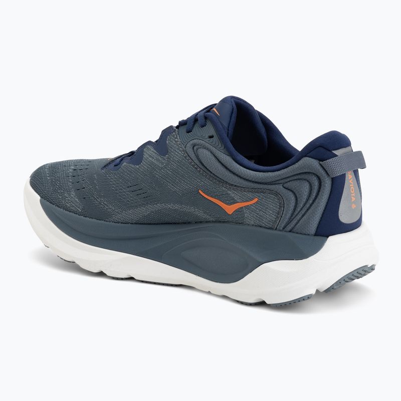 Scarpe da corsa uomo Hoka Gaviota 6 midnight blue/faded navy 3